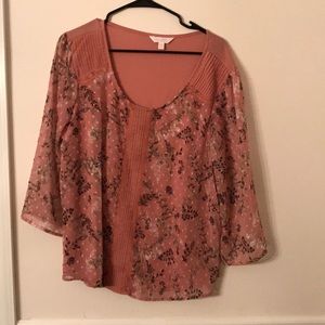 Lauren Conrad pink blouse size XXL